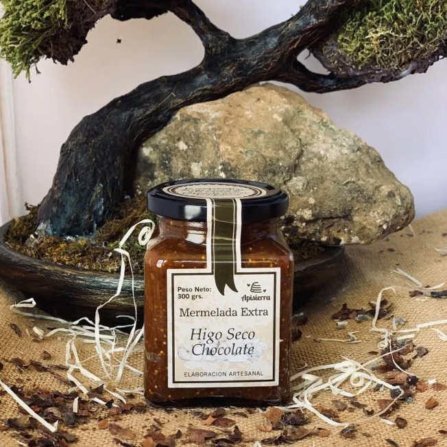 APISIERRA Konfitura naturalna z suszonych fig i czekolady - obrazek 2