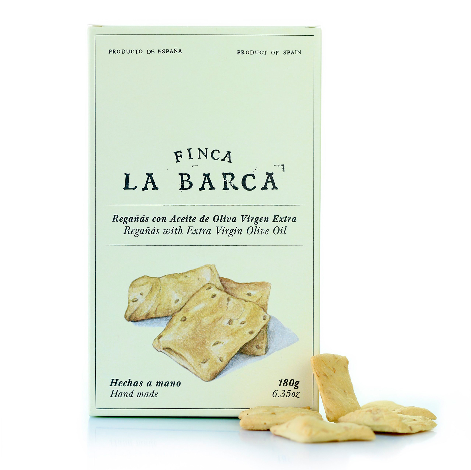 Finca la Barca krakersy z sezamem i oliwą