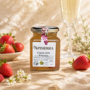 APISIERRA Konfitura z Cava i truskawką